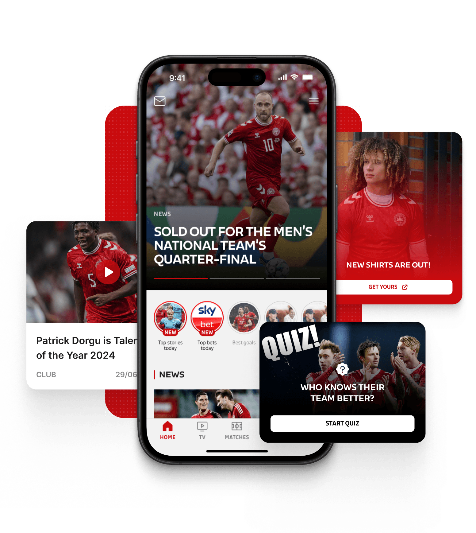 Mobile content for club fans