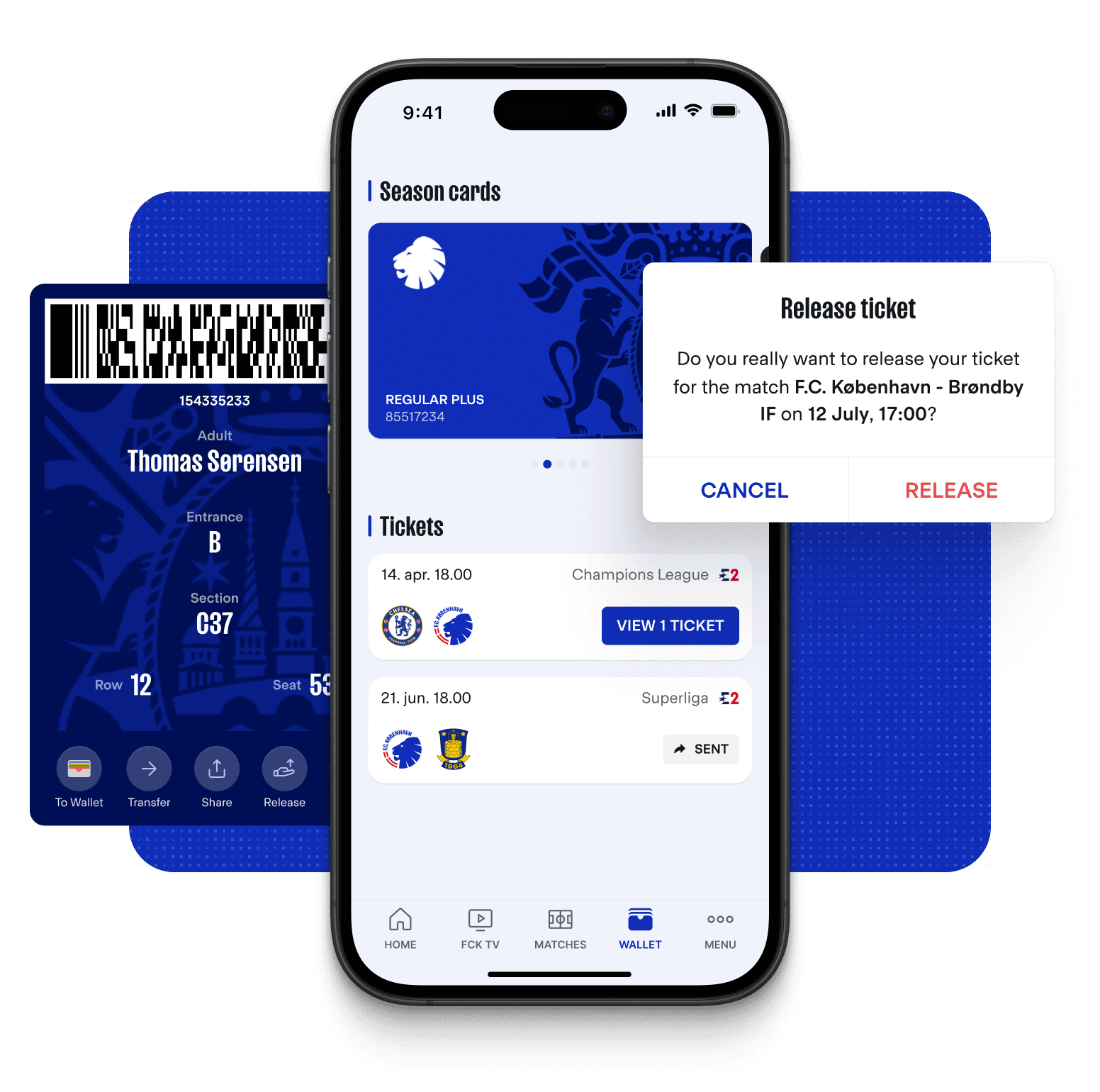 Club fan mobile experience